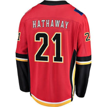Load image into Gallery viewer, Garnet Hathaway Calgary Flames Player Swingman Jersey