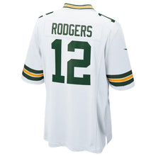 Load image into Gallery viewer, Green Bay Packers Aaron Rodgers White Jersey 2018 - 2019