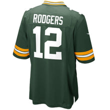 Load image into Gallery viewer, Green Bay Packers Aaron Rodgers Green Jersey 2018 - 2019