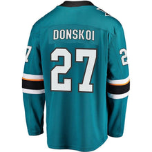 Load image into Gallery viewer, Joonas Donskoi San Jose Sharks Player Swingman Jersey