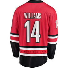Load image into Gallery viewer, Justin Williams Carolina Hurricanes Player Swingman Jersey