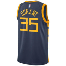 Load image into Gallery viewer, Kevin Durant Golden State Warriors Navy Swingman City Edition Jersey 2018 - 2019
