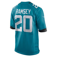 Load image into Gallery viewer, Jacksonville Jaguars Jalen Ramsey Teal Jersey 2018 - 2019