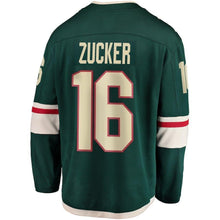 Load image into Gallery viewer, Jason Zucker Minnesota Wild Player Swingman Jersey