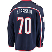 Load image into Gallery viewer, Joonas Korpisalo Columbus Blue Jackets Player Swingman Jersey