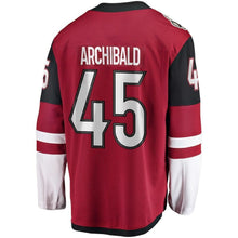 Load image into Gallery viewer, Josh Archibald Arizona Coyotes Player Swingman Jersey
