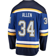 Load image into Gallery viewer, Jake Allen St. Louis Blues Player Swingman Jersey