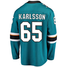 Load image into Gallery viewer, Erik Karlsson San Jose Sharks Player Swingman Jersey
