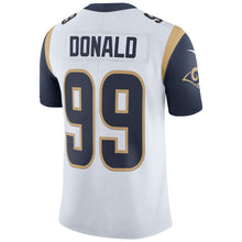 Load image into Gallery viewer, Los Angeles Rams Aaron Donald White Jersey 2018 - 2019