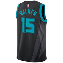Load image into Gallery viewer, Kemba Walker Charlotte Hornets Jordan Black Swingman City Edition Jersey 2018 - 2019