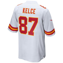 Load image into Gallery viewer, Kansas City Chiefs Travis Kelce White Jersey 2018 - 2019