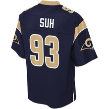 Load image into Gallery viewer, Los Angeles Rams Ndamukong Suh Black Jersey 2018 - 2019