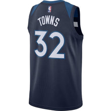 Load image into Gallery viewer, Karl-Anthony Towns Minnesota Timberwolves Navy Swingman Jersey 2018 - 2019