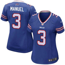 Load image into Gallery viewer, Girls Youth Buffalo Bills EJ Manuel Nike Royal Blue Game Jersey