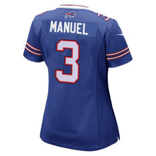 Load image into Gallery viewer, Girls Youth Buffalo Bills EJ Manuel Nike Royal Blue Game Jersey