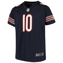 Load image into Gallery viewer, Girls Youth Chicago Bears Mitchell Trubisky Nike Navy Game Jersey