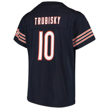Load image into Gallery viewer, Girls Youth Chicago Bears Mitchell Trubisky Nike Navy Game Jersey