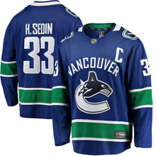 Load image into Gallery viewer, Henrik Sedin Vancouver Canucks Player Swingman Jersey