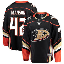 Load image into Gallery viewer, Josh Manson Anaheim Ducks Player Swingman Jersey