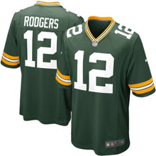 Load image into Gallery viewer, Green Bay Packers Aaron Rodgers Green Jersey 2018 - 2019
