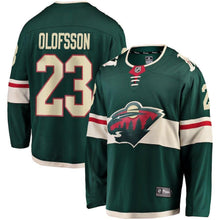 Load image into Gallery viewer, Gustav Olofsson Minnesota Wild Player Swingman Jersey