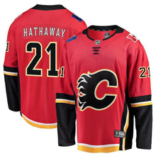 Load image into Gallery viewer, Garnet Hathaway Calgary Flames Player Swingman Jersey