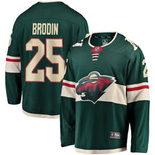 Load image into Gallery viewer, Jonas Brodin Minnesota Wild Player Swingman Jersey