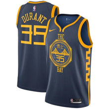 Load image into Gallery viewer, Kevin Durant Golden State Warriors Navy Swingman City Edition Jersey 2018 - 2019