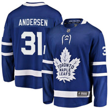 Load image into Gallery viewer, Frederik Andersen Toronto Maple Leafs Player Swingman Jersey