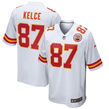 Load image into Gallery viewer, Kansas City Chiefs Travis Kelce White Jersey 2018 - 2019