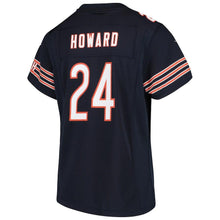 Load image into Gallery viewer, Girls Youth Chicago Bears Jordan Howard Nike Navy Game Jersey
