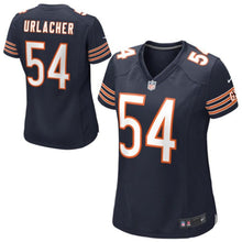 Load image into Gallery viewer, Girls Youth Chicago Bears Brian Urlacher Nike Navy Blue Game Jersey