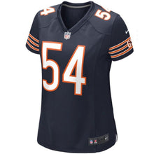 Load image into Gallery viewer, Girls Youth Chicago Bears Brian Urlacher Nike Navy Blue Game Jersey
