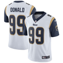 Load image into Gallery viewer, Los Angeles Rams Aaron Donald White Jersey 2018 - 2019