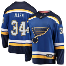 Load image into Gallery viewer, Jake Allen St. Louis Blues Player Swingman Jersey