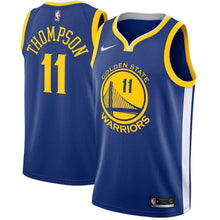 Load image into Gallery viewer, Klay Thompson Golden State Warriors Blue Swingman Jersey 2018 - 2019
