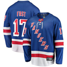 Load image into Gallery viewer, Jesper Fast New York Rangers Player Swingman Jersey