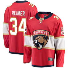Load image into Gallery viewer, James Reimer Florida Panthers Player Swingman Jersey