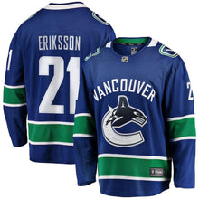 Load image into Gallery viewer, Loui Eriksson Vancouver Canucks Player Swingman Jersey