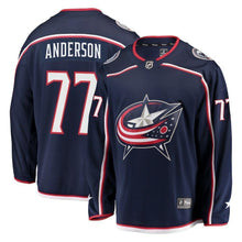 Load image into Gallery viewer, Josh Anderson Columbus Blue Jackets Player Swingman Jersey