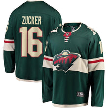 Load image into Gallery viewer, Jason Zucker Minnesota Wild Player Swingman Jersey