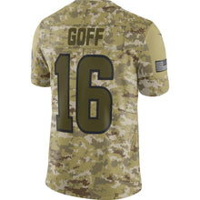 Load image into Gallery viewer, Los Angeles Rams Jared Goff Camo Jersey 2018 - 2019
