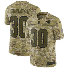 Load image into Gallery viewer, LOS ANGELES RAMS TODD GURLEY II CAMO JERSEY 2018 - 2019