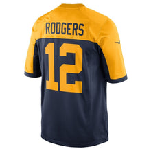 Load image into Gallery viewer, Green Bay Packers Aaron Rodgers Navy Jersey 2018 - 2019