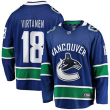 Load image into Gallery viewer, Jake Virtanen Vancouver Canucks Player Swingman Jersey