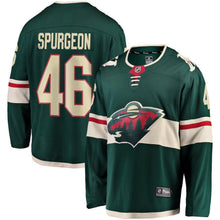 Load image into Gallery viewer, Jared Spurgeon Minnesota Wild Player Swingman Jersey