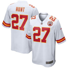Load image into Gallery viewer, Kansas City Chiefs Kareem Hunt White Jersey 2018 - 2019