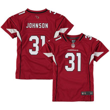 Load image into Gallery viewer, Girls Youth Arizona Cardinals David Johnson Nike Cardinal Game Jersey