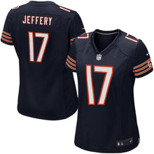 Load image into Gallery viewer, Girls Youth Chicago Bears Alshon Jeffery Nike Navy Blue Game Jersey