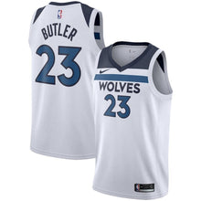 Load image into Gallery viewer, Jimmy Butler Minnesota Timberwolves White Swingman Jersey 2018 - 2019